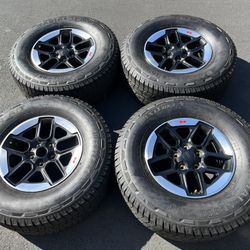 (4) 17” Jeep Rubicon Wheels 285/70R17 Westlake Tires