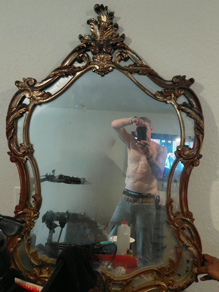 Antique Framed Mirror