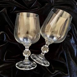 10 Beautiful Lead Crystal Wine Glasses Goblet