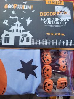 Halloween 🎃 Cortina De Bano Esta Nueba