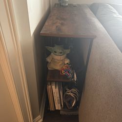 Small Brown Console Table