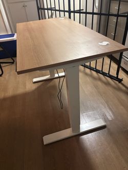 Wooden Electric Standing Desk