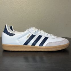 Mens Adidas Samba OG ‘White Night Navy Indigo Gum’  Size 11