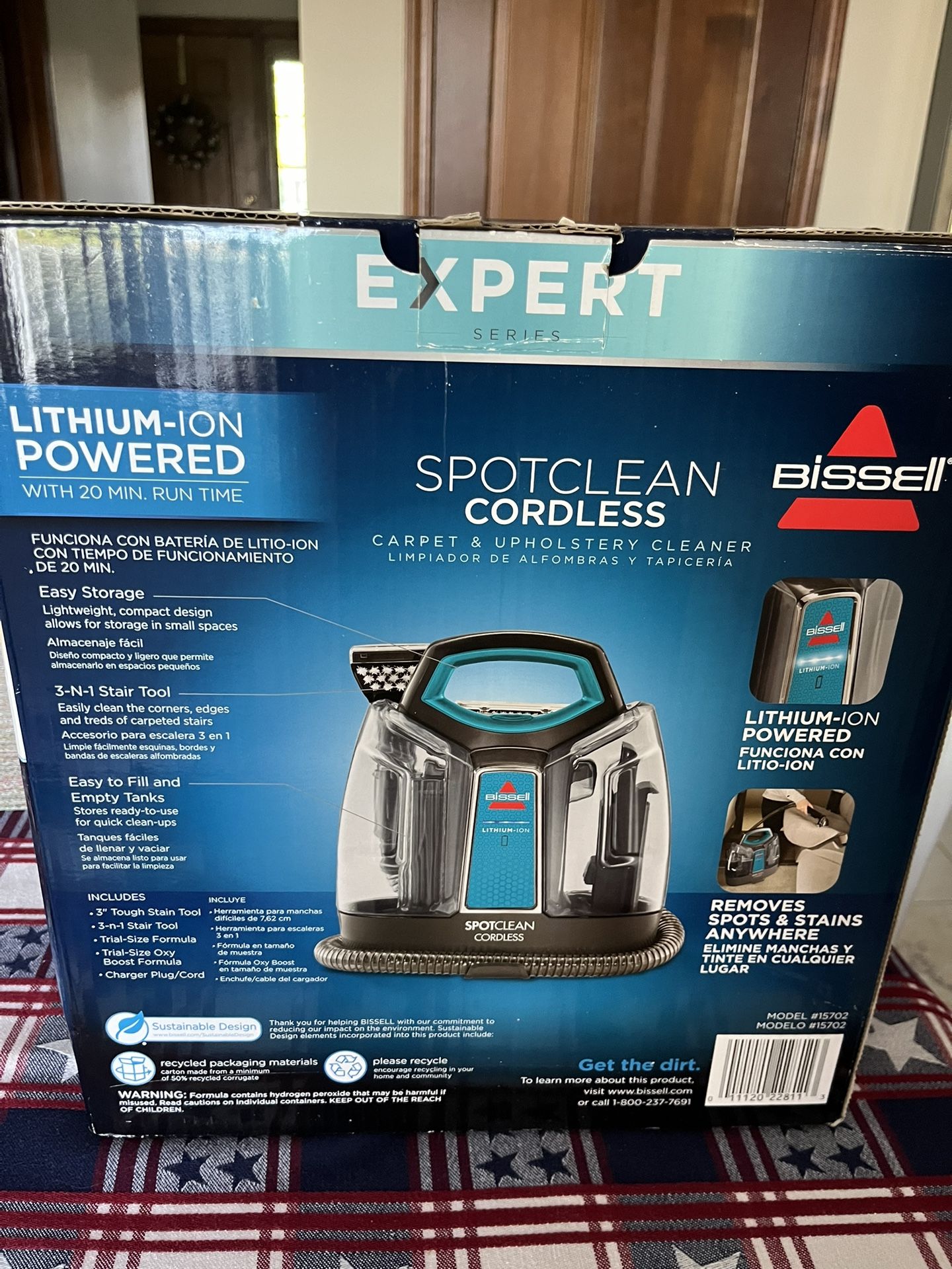 Bissell Spotclean Cordless Portable Carpet And Upholstery Cleaner