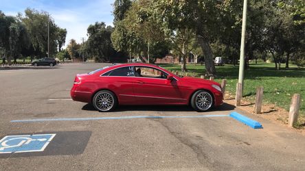 Beautiful Red 2010 Mercedes Benz E350
