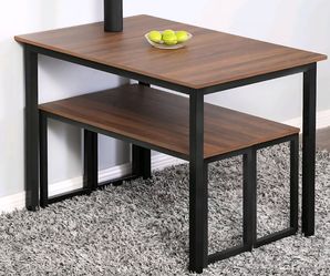 Table with 2 bench seats