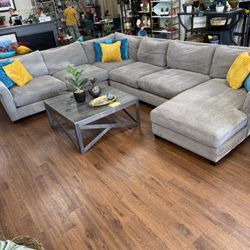 Big Beautiful Gray Sectional From MOR Furniture 