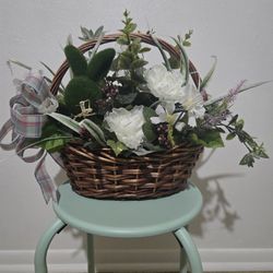 Hidden Bunny Basket Arrangement 