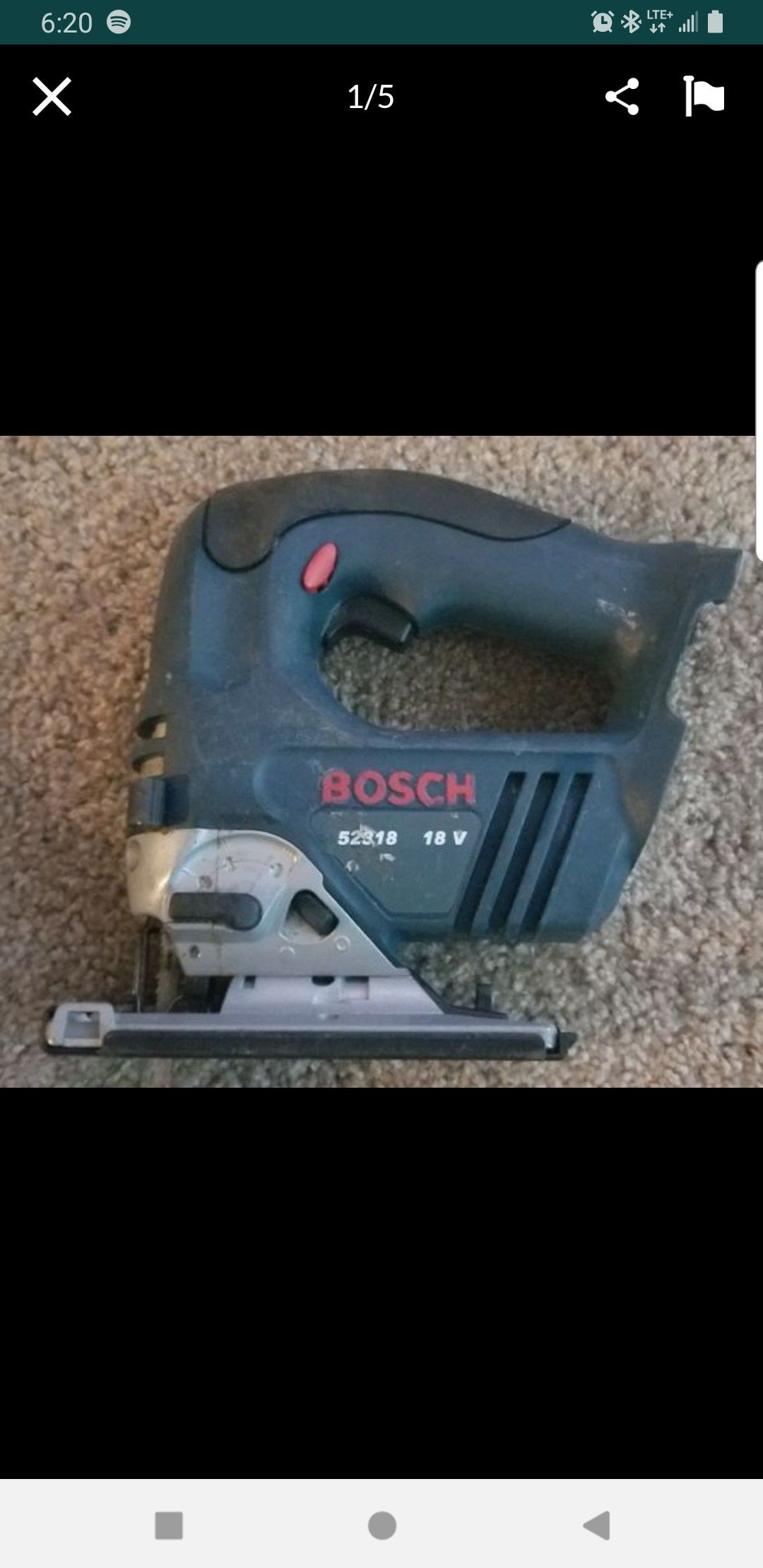 Bosch 18v power jigsaw