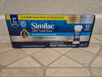 New Similac 360 Total Care 12 bottles exp 7/2027