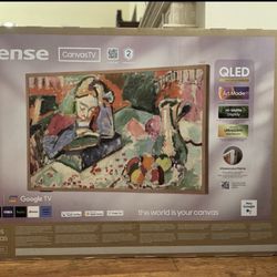 Hisense 55-Inch Class QLED 4K S7N CanvasTV Series Dolby Vision HDR Google Smart TV (55S7N)