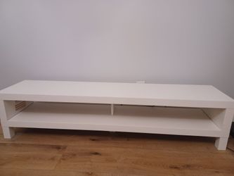 White TV stand