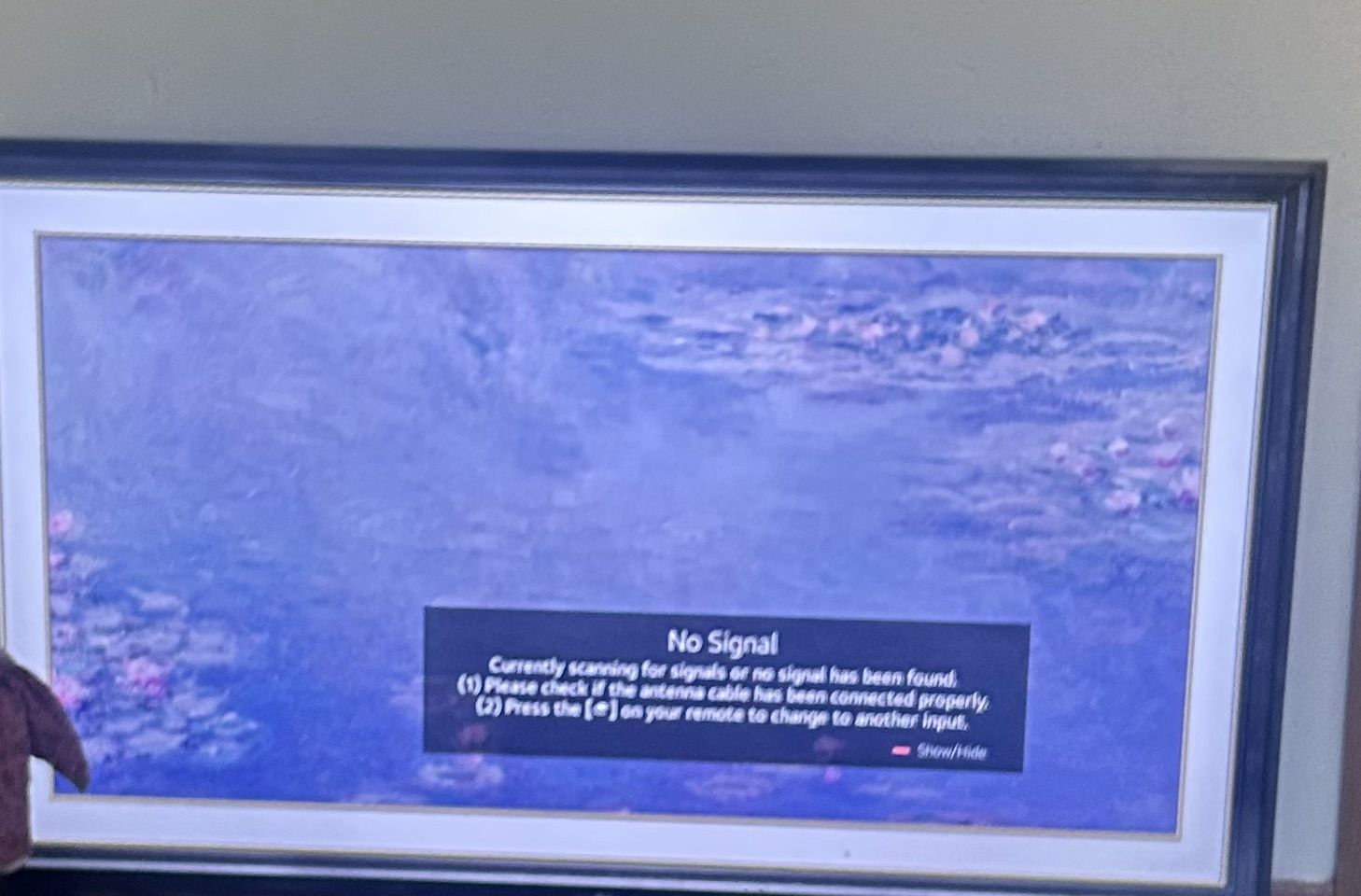 65” Roku TV with remote control
