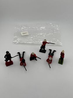 Vintage Britains Hollow Cast Lead Toy Soldiers Boer War British Infantry Lot 6