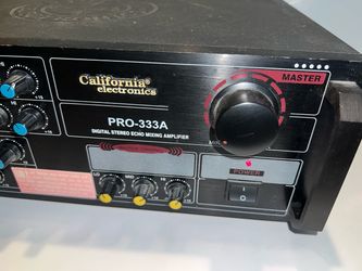 California Electronics PRO-333A Digital Stereo Echo Mixing Amplifier 400W