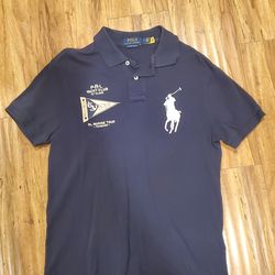 Polo Ralph Lauren Men's Classic Fit Big Pony Yacht Club Navy Small