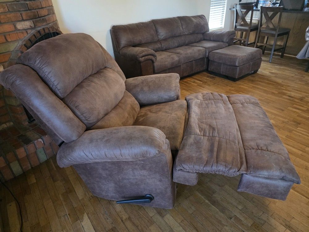Matching living room set.