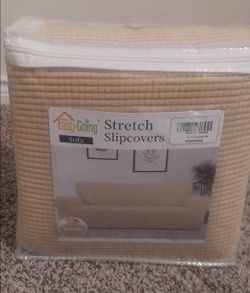 Forro de Sofá / Easy-Going Sofa Couch Cover Nuevo Beige / Couch Slipcover Protector
