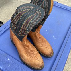 Tony Lama Cowboy 🤠 Rubber Sole Boots Size9