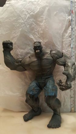 9 inch grey hulk figure!