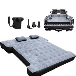 Inflatable Truck Bed Air Mattress for Full Size Short Truck Beds, 5.5-5.8ft,