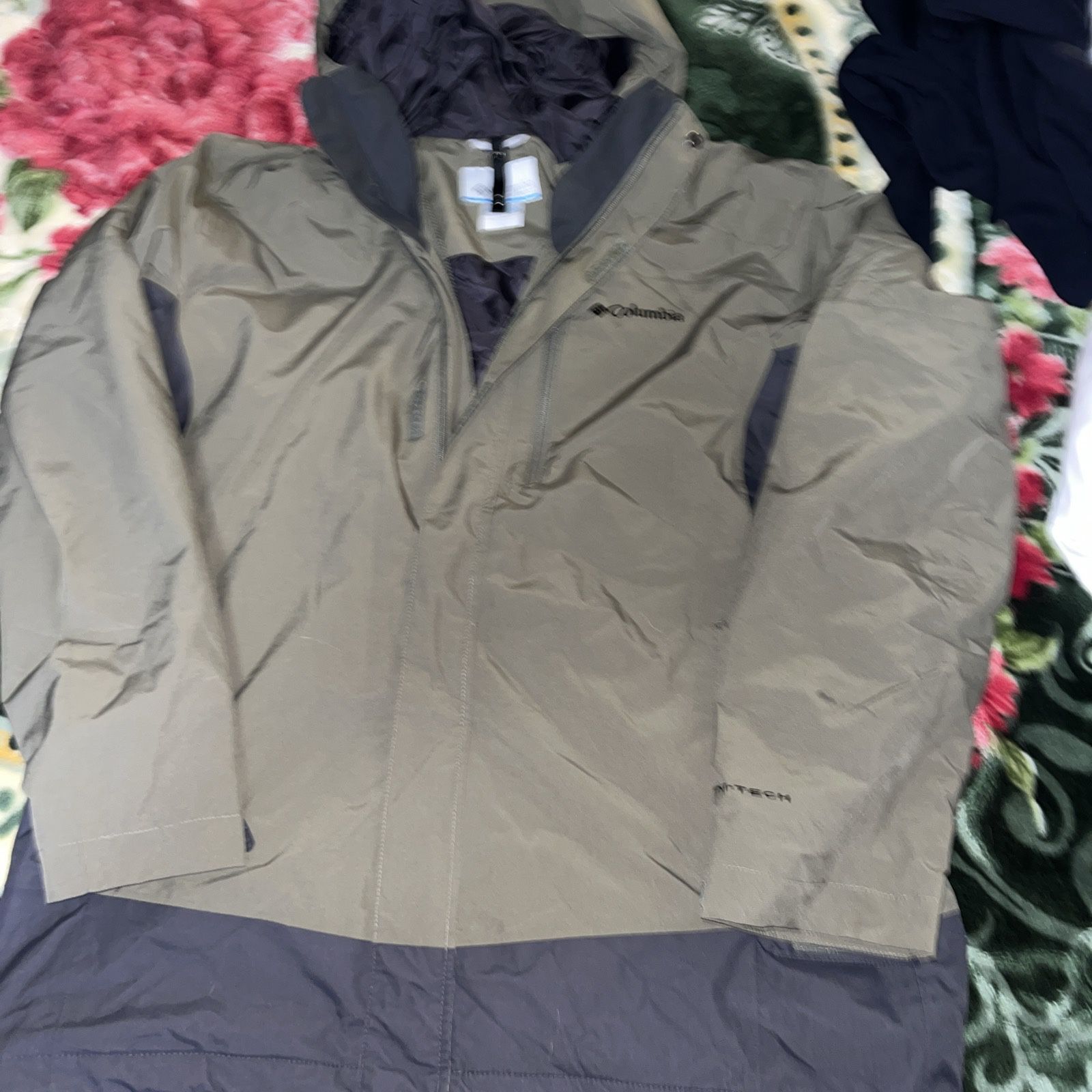 Columbia Omni-Tech Rain Jacket Men's Waterproof Hooded Full Zip