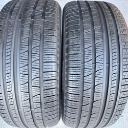 Two Tires 285/45/20 Pirelli Scorpion Verde Runflats like new with 95% left Amazing pair