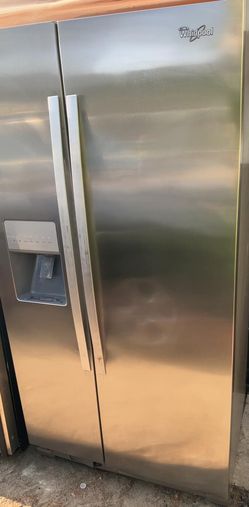 Whirlpool Side By Side Stainless Steel Refrigerator
