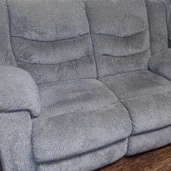 Grey Loveseat