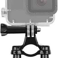 Reflex Camera Bicycle Motorcycle Handlebar Mount Compatible with Go Pro Hero 13-5, D J I Osmo Action, Insta 360 – 360° Adjustable Action Camera Holder