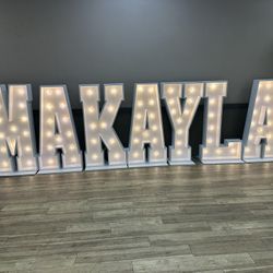 Marquee Letters And Numbers 