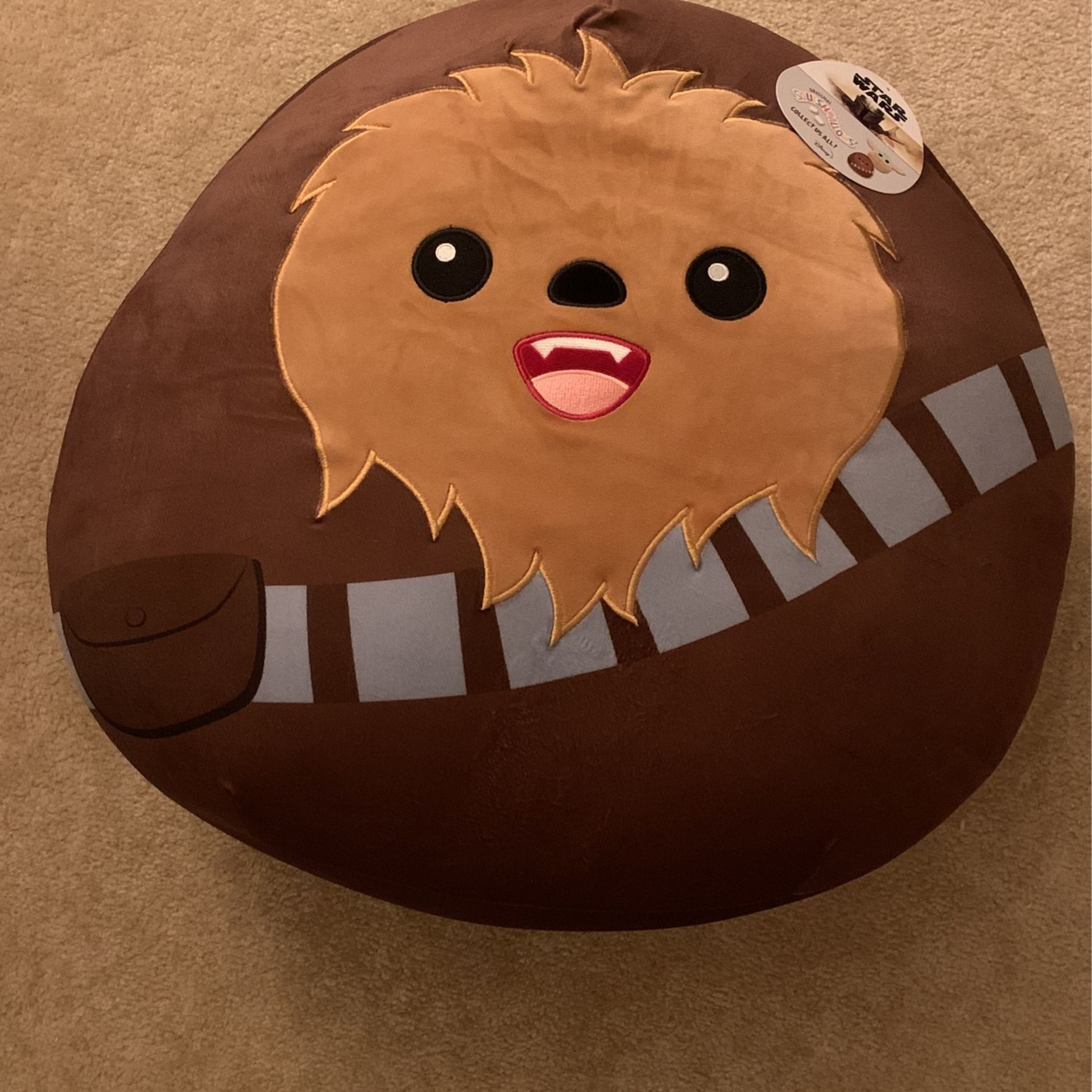 NEW - SQUISHMALLOWS Star Wars Chewbacca 20inch Plush Stuffed Toy - Brand New, Never Used