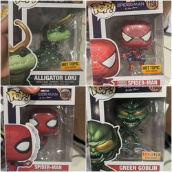 Funko 10 Movie Pops Spider-Man, Batman