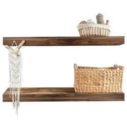 Vision Home Acacia Floating Shelves 24 (Set of 2)