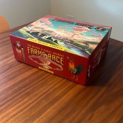 Farms Race Board Game + Kickstarter player mats - Unused!