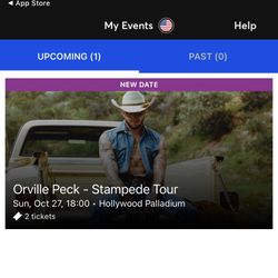 (2)ORVILE PECK LA SHOW 10/27/24