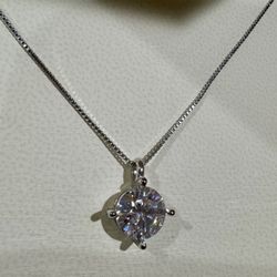 Beam And Bask Moissanite Necklace