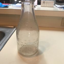 Vintage 5 Cent Milk Bottle