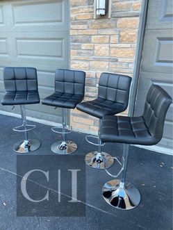 4 brand new black bar stools bar stool chairs chair