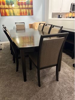Dining room set and free cabinet with purchase