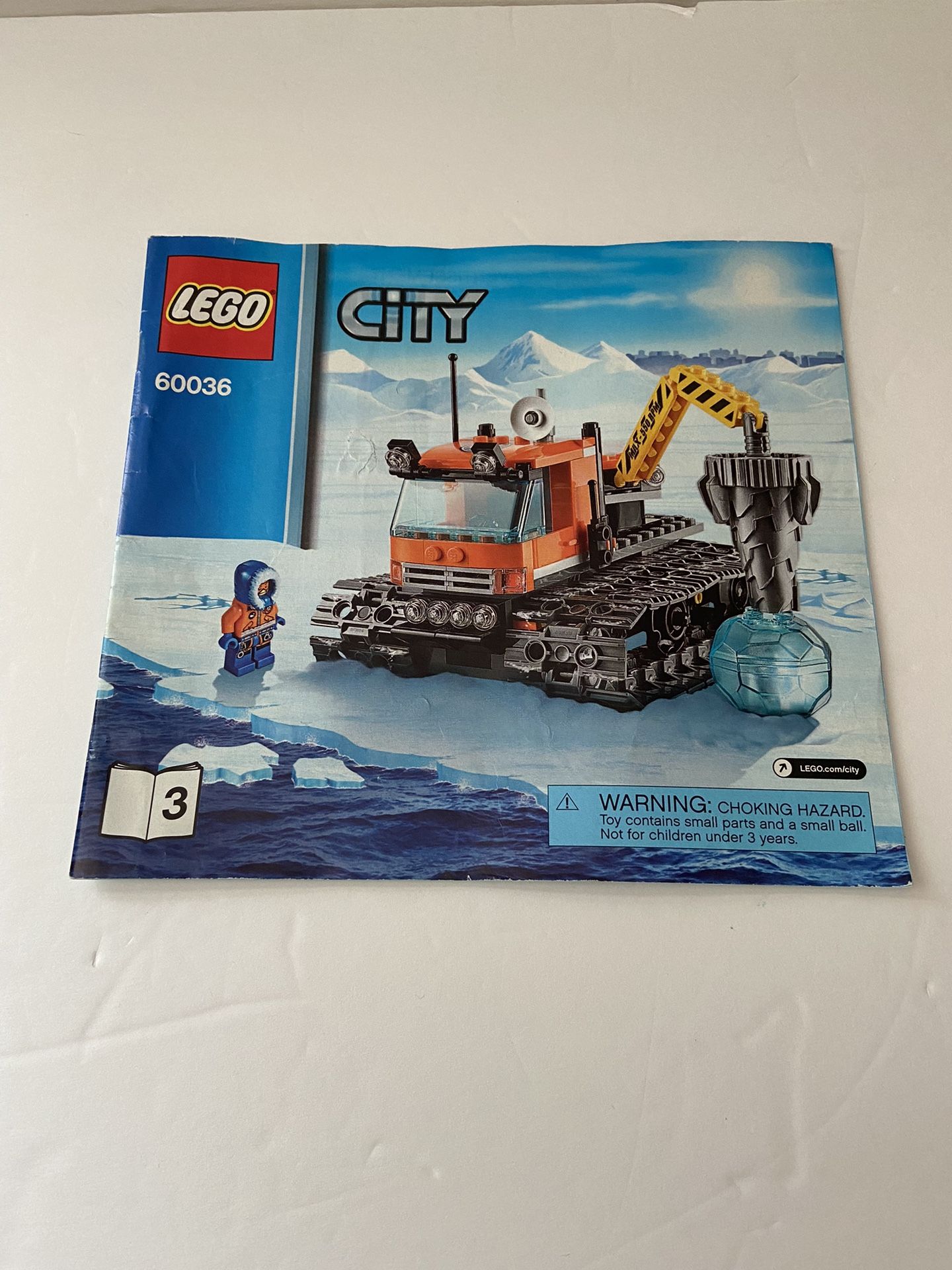 Lego City Arctic 60036 Book 3 Replacement Instructions
