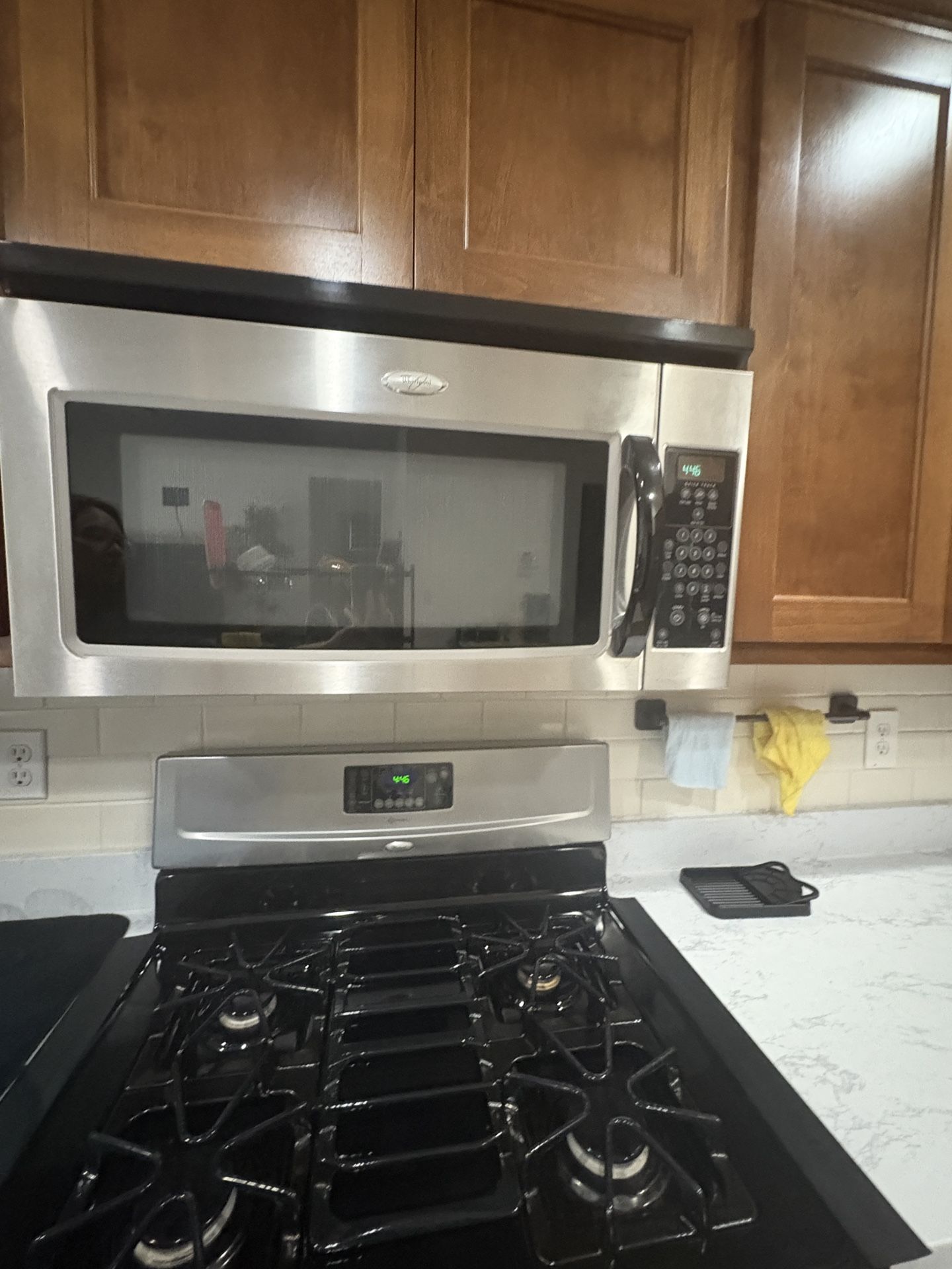 Whirlpool Over Range Microwave Like New OBO