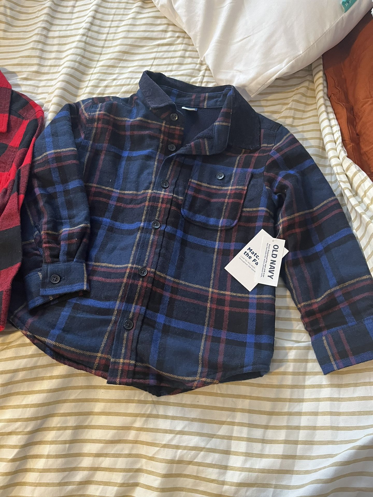New 4T Plaid Shirts Old Navy 