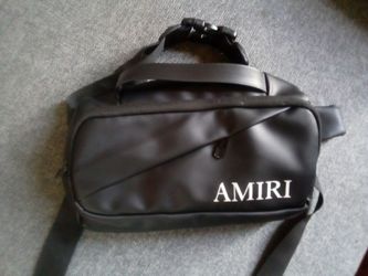 Amiri Black Crossbody Sling Bag