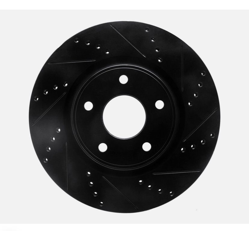 Dynamite Friction Front Passenger and Drive Side Disc Brake Rotor for +More ((contact info removed)2R)