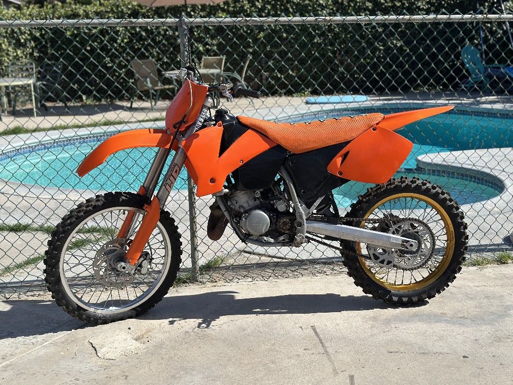 2002 KTM 125 SX GREEN STICKER