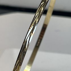 14kt Bangle Solid Gold 