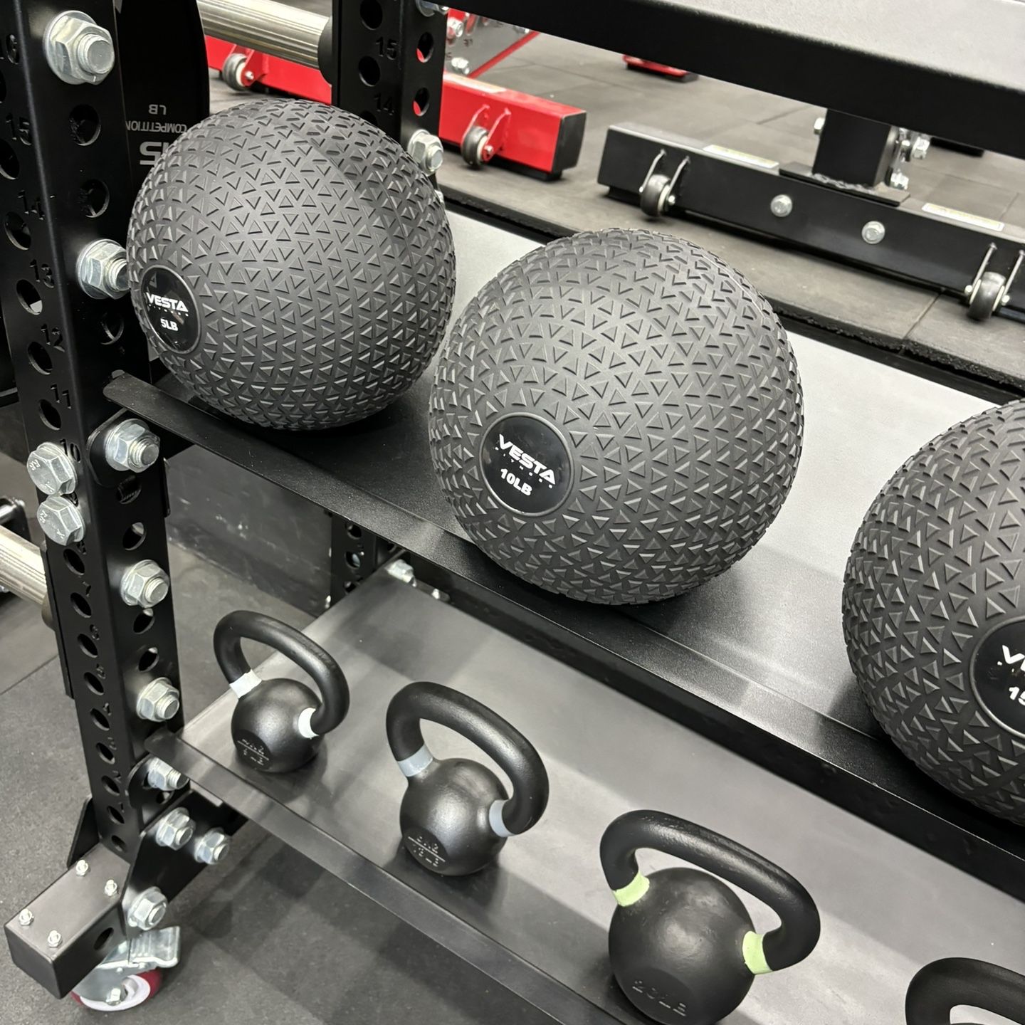 Slam Balls/Wall Ball/Kettlebells 