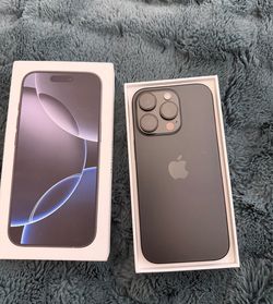 Apple IPhone 16Pro, 256GB, eSIM, Black Titanium, New in the Box!