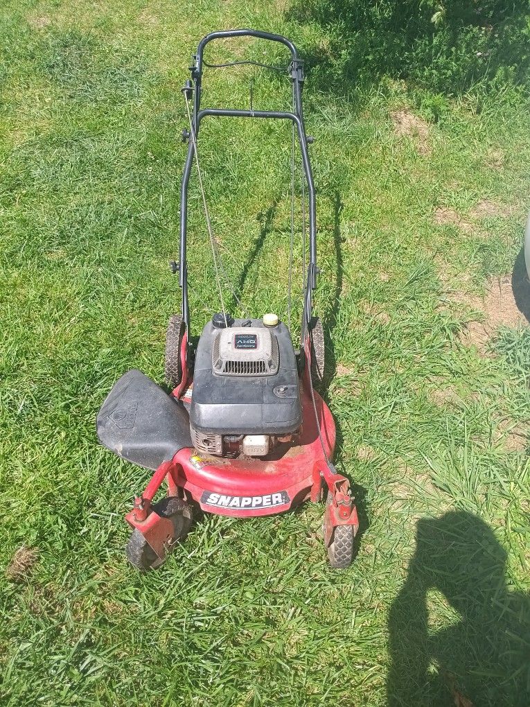 Mower runs good touch good yes